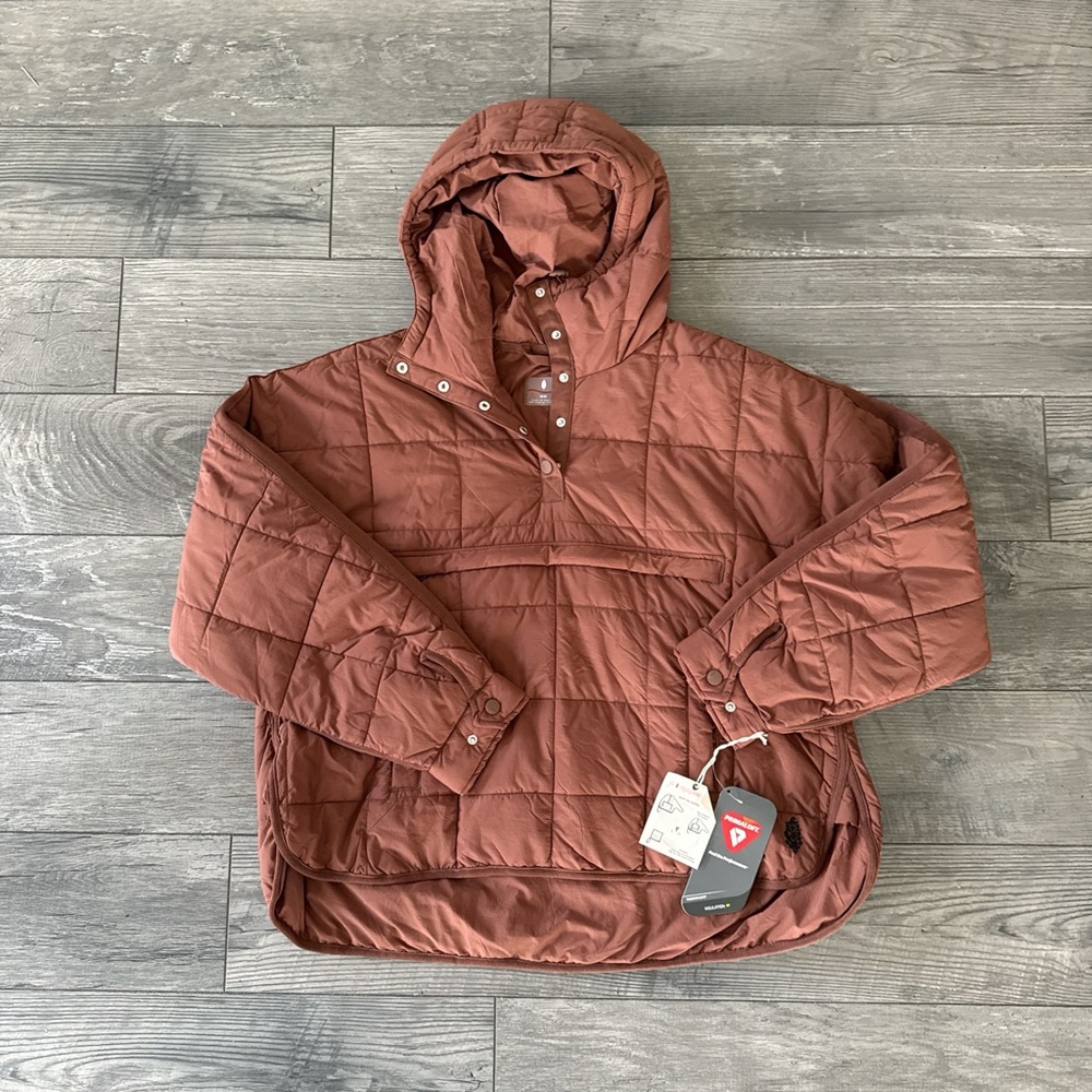 NWT Free People Movement Pippa Pullover Puffer in Rust
